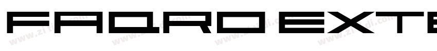 faqro extended itali字体转换